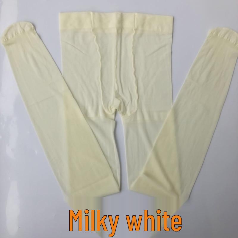 Ballet Dance Summer Tights: Girls  Thin Anti-Mosquito Silk Stockings M (80-100 cm height)