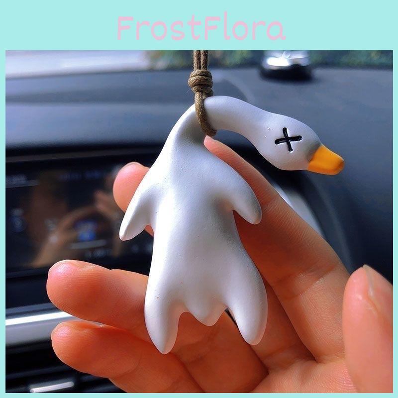 Changing Roast Color Duck Car Pendant Swing Cartoon Rearview Mirror Decoration