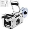 VEVOR Semi-Automatic Round Labeling Machine, 20-50pcs/min, Electric Bottle Label Applicator for Round Bottles