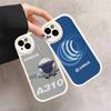 A-Airbus Logo Phone Case For IPhone 16 15 14 13 12 11 Pro Max Plus Shockproof Leather Cover