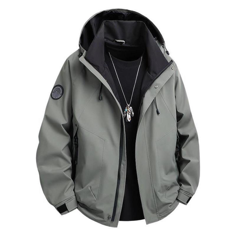 Wiosna i Jesień Nowa Odzież Outdoorowa Kurtka Męska Kurtka Casual Wiatroodporna i Wodoodporna Odzież Jesienna Odzież Wierzchnia