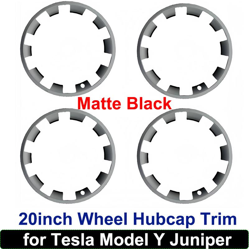 For Tesla Model Y Juniper 2025 20 Inch Wheels ABS Rim Guard Rim Car Hubcap Cover Protection Hubcap Patch Scratch Proof Hub Cap