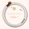 Suitable for Suzuki Car Steering Wheel Cover, Linen Nappa Leather Handle Cover, Ultra-Thin, Cute, Universal for All Seasons, D