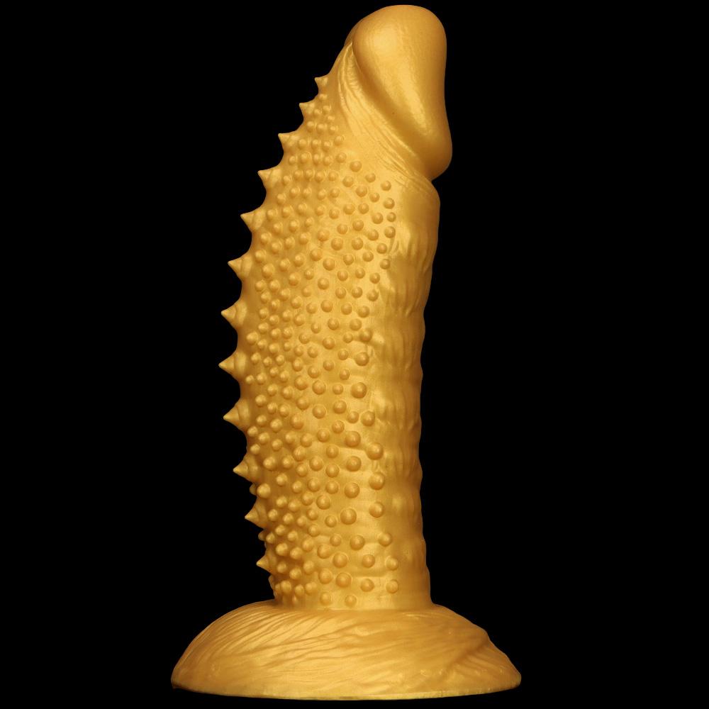 Extra Large Gold Soft Silicone Realistic Dildo Anal Plug Adult Sex Toy Fisting Big Dick Penis