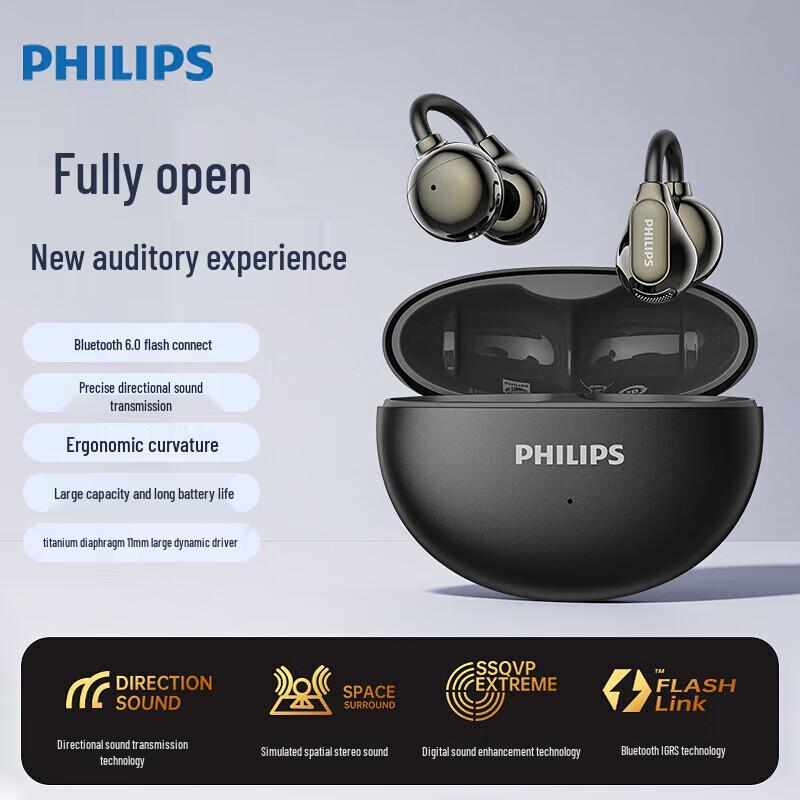 Philips TAQ3020 Ear-Clip Wireless Sport Headphones