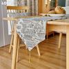 1 Stück Modischer Heißverkäufer Retro-Stil Baumwolle und Leinen Bequemer Tischläufer für Esstisch Dekorativ für Heimtisch LOZUJOJU
