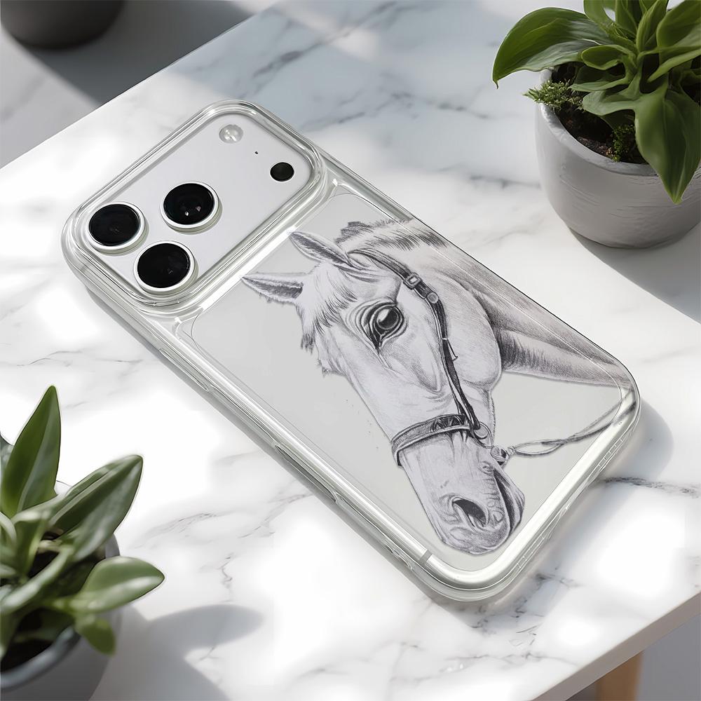 Cool Horse Phone Case For IPhone 17 17Air 16 15 14 Plus 13 12 11 Pro Max XR XS Max 7 8 Plus Cover Case Funda Bumber Coque