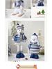 Christmas Snowflake Series: Snowman, Santa, and Reindeer Ornaments for Holiday Decor