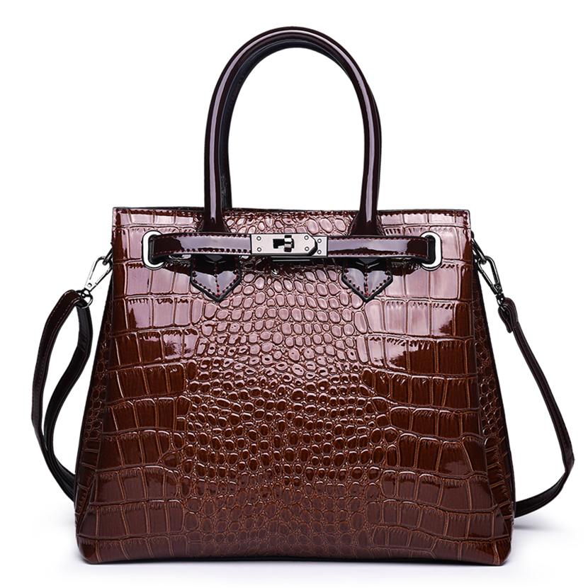 Módní Krokodýlí vzor Dámské Kabelky Luxusní Dámské Tašky Návrhář Big Tote Bag Značka Kožené Crossbody kabelky přes rameno pro ženy