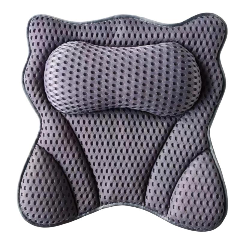 Premium Bath Pillow With net Fabric And Firm Suction Cups For Adults And Children