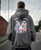 Ohpxharmonia Bwhite Tiger Fleece Zip-Up Hoodie