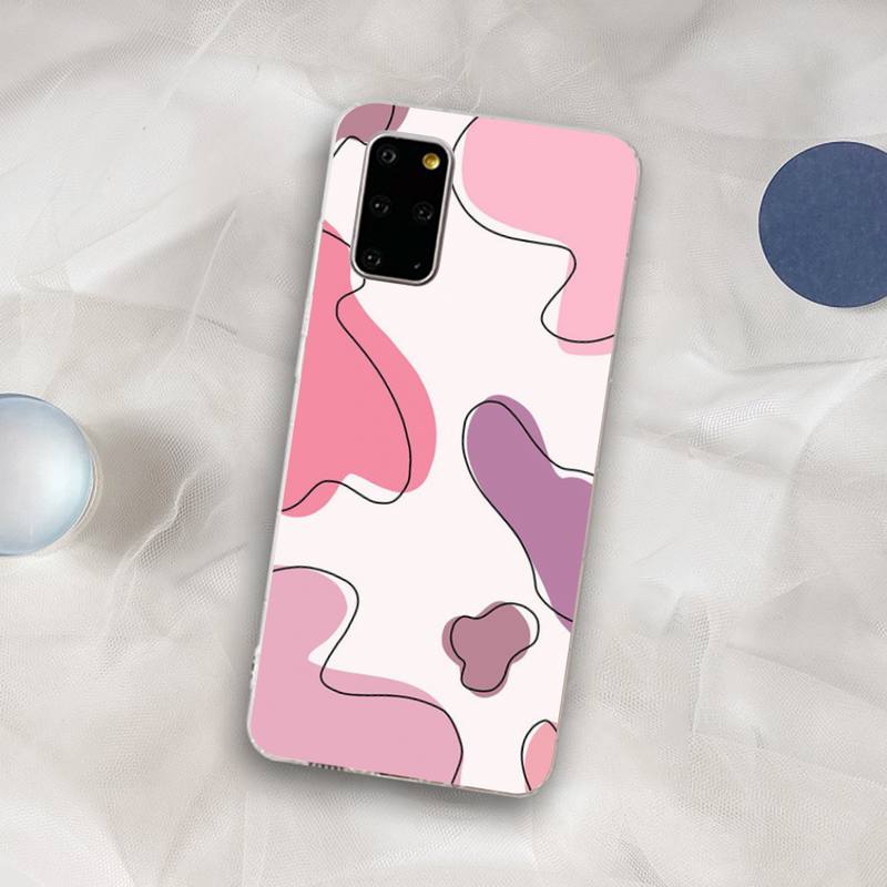 Husă de telefon cu linie artistică pentru Samsung S21 A10 pentru Redmi Note 7 9 pentru Huawei P30Pro Honor 8X 10i