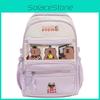 Large Kids Capacity Backpack With Cartoon Capybara Print Designs For School