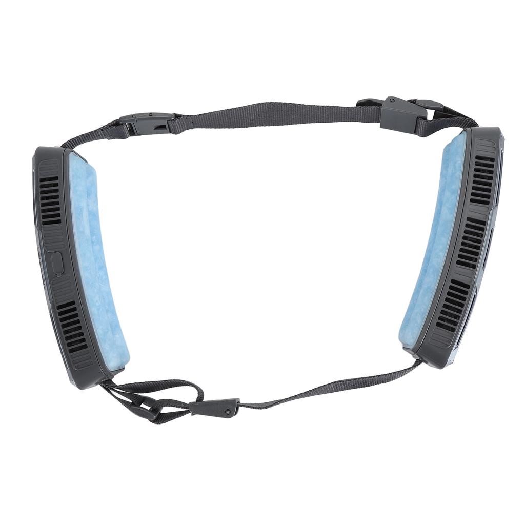 Wearable Waist Fan Multifunctional 3 Speeds Adjustable Ice Compress Efficient Wide Angles Belt Fan for Outdoor Sports