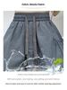 Women's 2025 Summer Pink Casual High-Waist A-Line Loose Wide-Leg Shorts