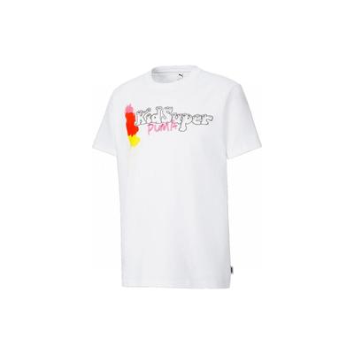 Letter Print Fitted Crew Neck Short Sleeve T-Shirt Men Tops White 530410-02