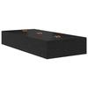 Cadre de lit de rangement vidaXL Chêne noir 90x190 cm 3335406