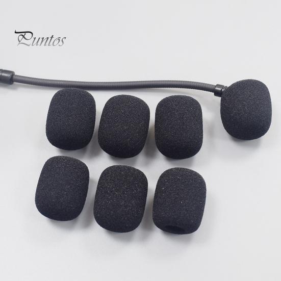For Recording 10Pcs MIC Windshield Foam Replaceable Wind proof Soft Plosives Reduction Lapel MIC Sponge Cap