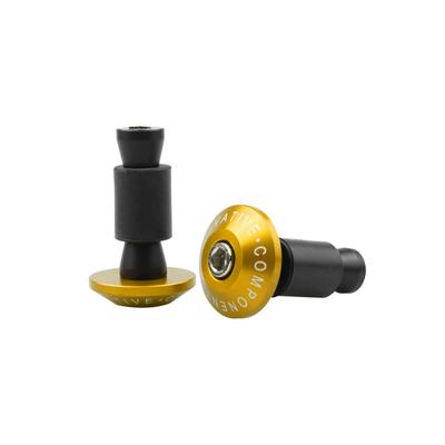 Handle Bar End Cap, 2 Pieces, Handlebar End Weights, Collision Prevention Motorcycle 7/8' Aluminum