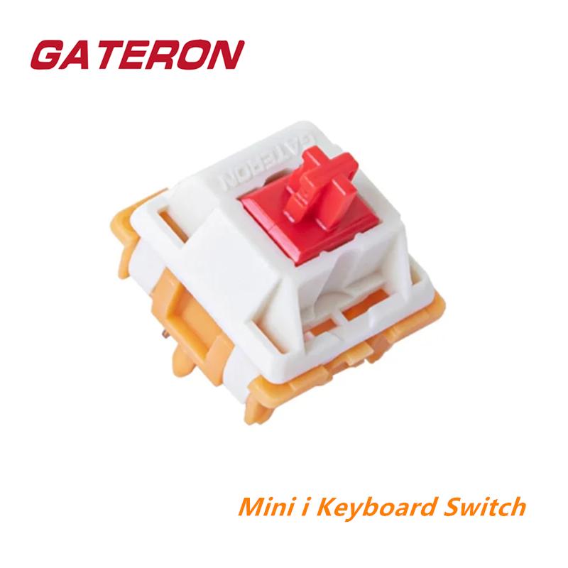

Gateron Mini i Switch Tactile 50g Force 5Pin Pre Lubed Smooth Customized DIY Office Gaming Mechnical Keyboard 10PCS