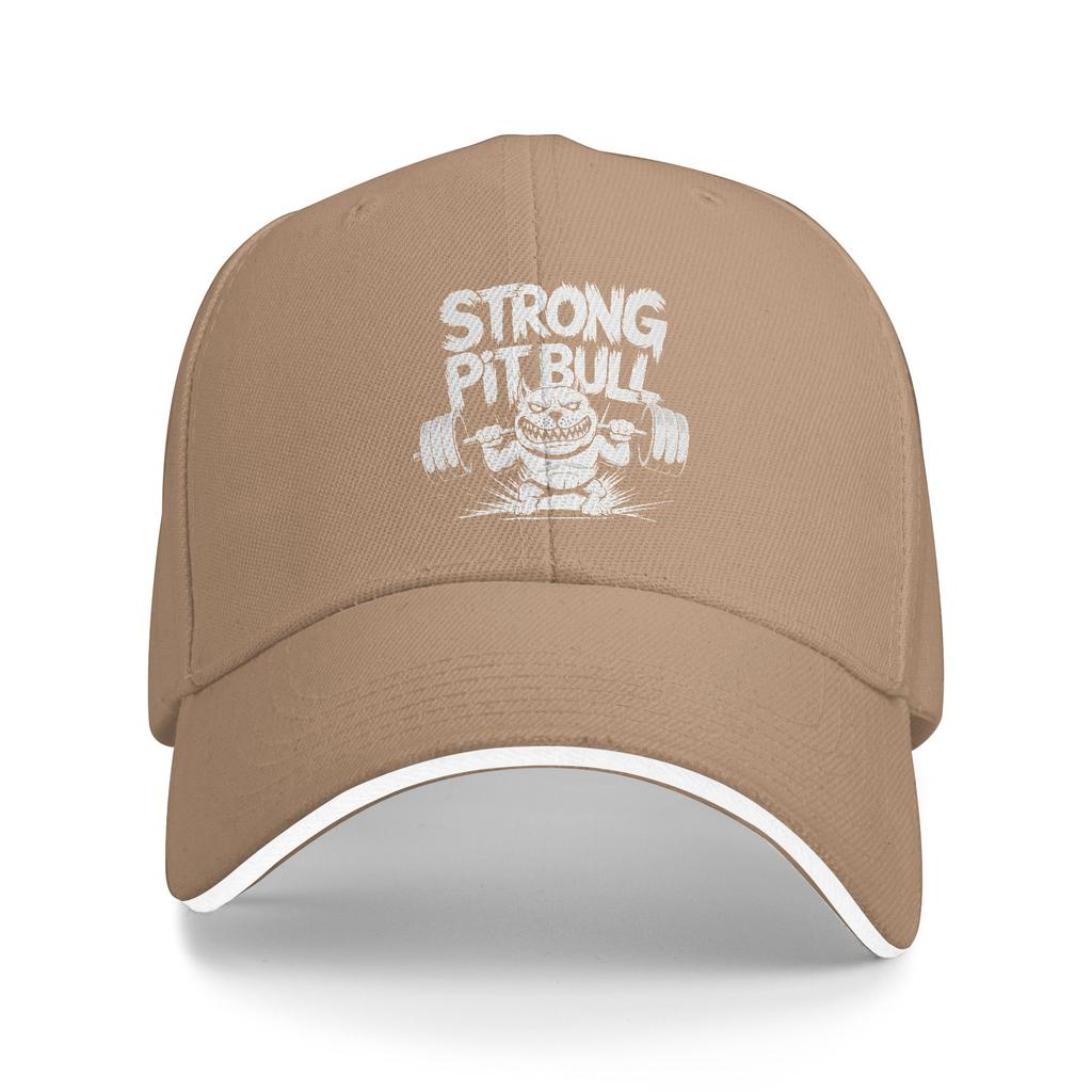 Summer Funny Strong Deadlift Bodybuilding Pitbull Baseball Cap Running Hippie Classic Design Sun Trucker Hat Baseball Caps