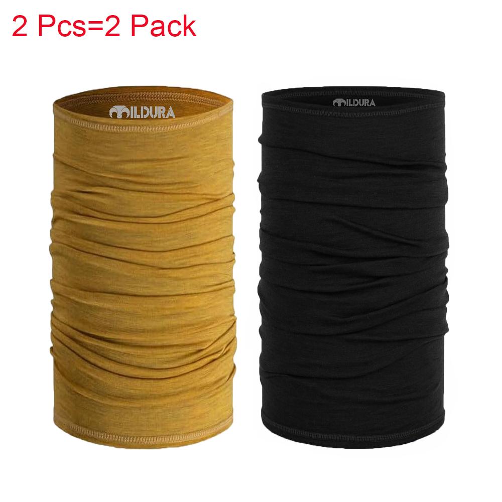 Adult 100% Merino Wool Neck Gaiter Light Quick Dry Breathable Face Mask for Ski Hiking Neck Tube Scarf Multifunctional Headwear