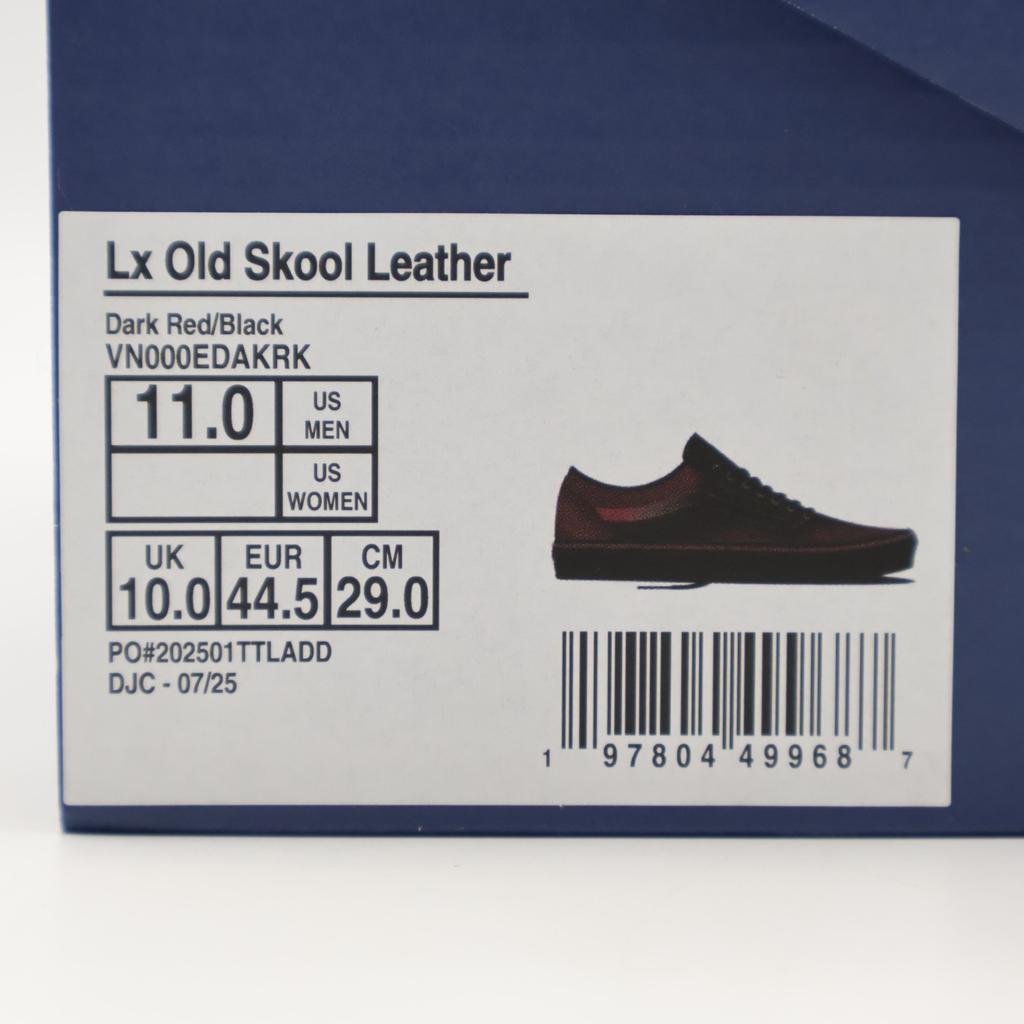 VN000EDAKRK Vans Premium Old Skool Leather Dark Red Black Tania Cruz (Men's)