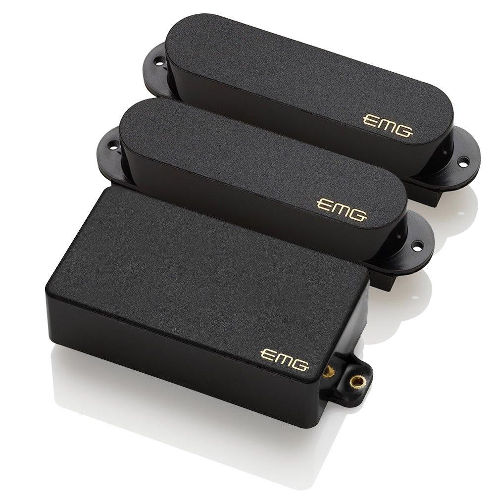 EMG EMG Active Pickup for Electric Guitar EMG Black Set SA/SA/85 F/S/R 3-Piece ()