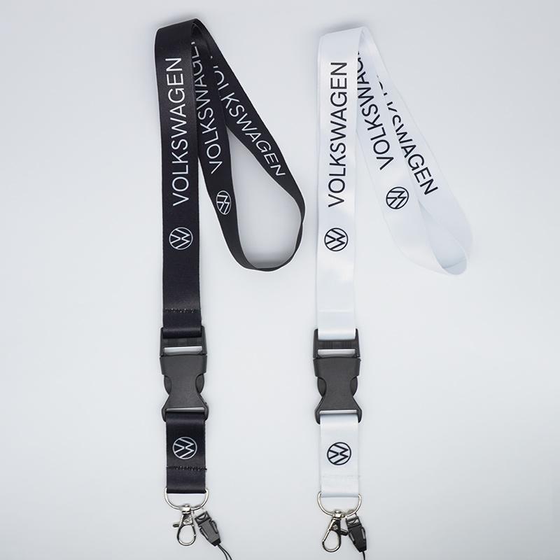 efg1 Car Sticker Lanyard Nylon Printing Emblem Style Keychain Motorcycle For VW Volkswagen Golf 6 7 Polo Passat Jetta YSGS