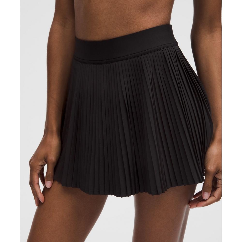 Lullulemon Replicate High-Rise Pleated Tennis Skirt Blk
