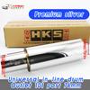 Sports Car Styling Exhaust System Pipe Tail Universal Racing Muffler HKS High Quality Stainless 101mm Mufflers Silver Blue Tips