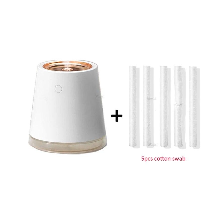 500 ml velkokapacitní přenosný bezdrátový zvlhčovač vzduchu 1500 mAh dobíjecí baterie usb výrobník mlhy Fogger s teplým LED světlem