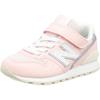 New Balance Kids YV996 Sneakers Rubber Laces Velcro Closure Size 23.5 Cm Pink