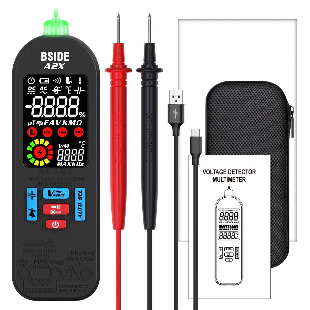 Digital Voltage Detector Usb Tester Ac Non-contact Breakpoint Smart Multimeter Pen Electric Test Ncv Electronic Tool