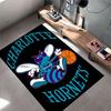 Charlotte Hornets Basketball Carpet suitable as a non-slip mat for the living room or bedroom sofa