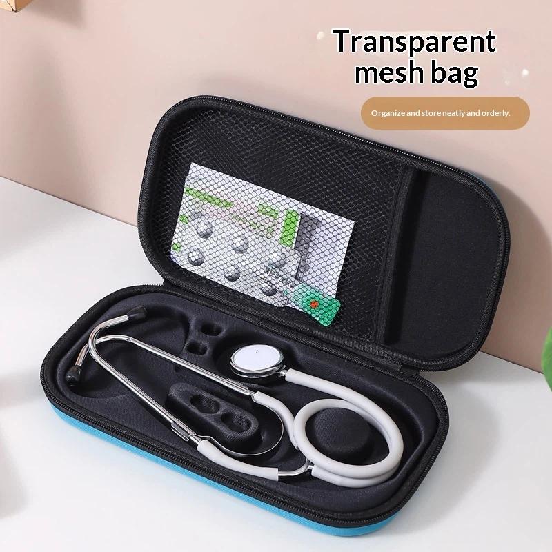 Portable Stethoscope Storage Box EVA Hard Medical Organizer Carry Bag Protective Case For Nurse Home School Travel