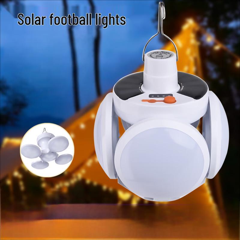 Outdoor Solar Football Lamp with Remote