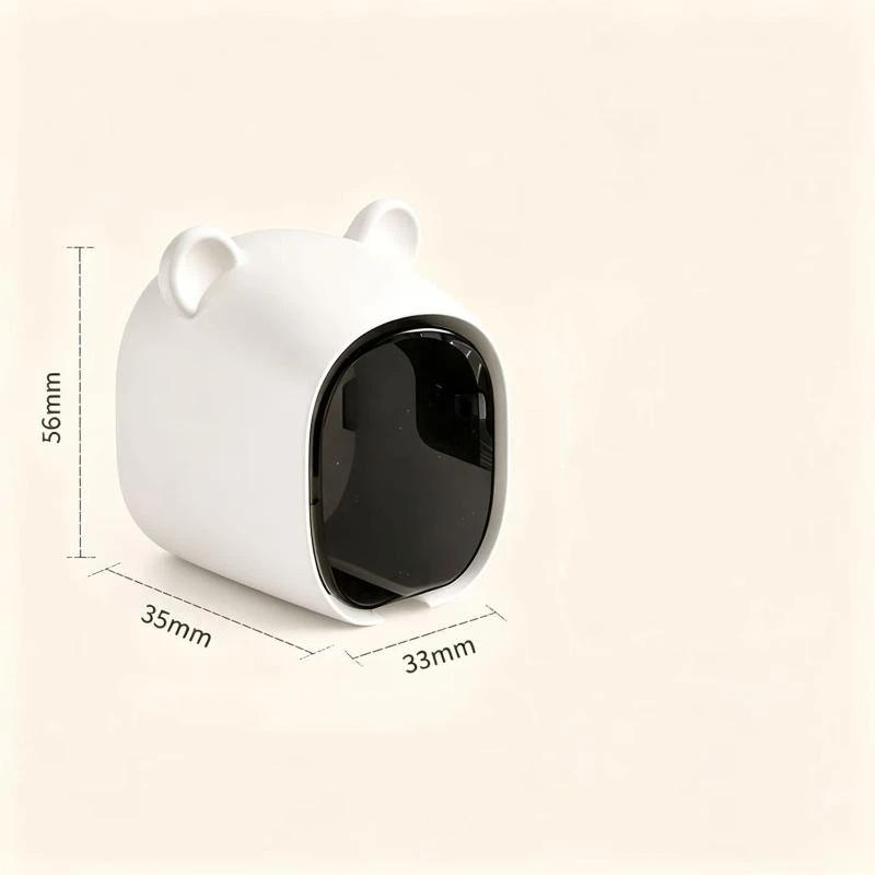 Toothbrush Holders For Bathroom Wall-Mounted Toothbrush Storage Rack With Lid Hanging Electric Toothbrush Holder