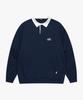 Oval Collar Sweatshirt Navy