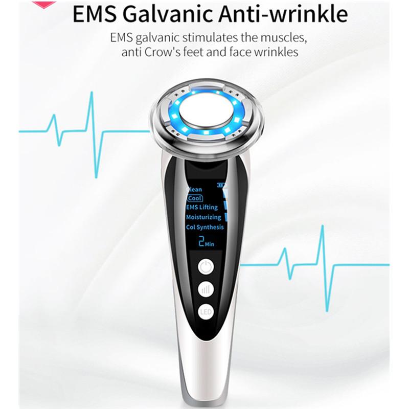 EMS Mikrostrøm Facial Varmt og Kaldt Skjønnhetsinstrument Husholdning Multifunksjonelt Ansiktsløfting og -stramming Importinstrument