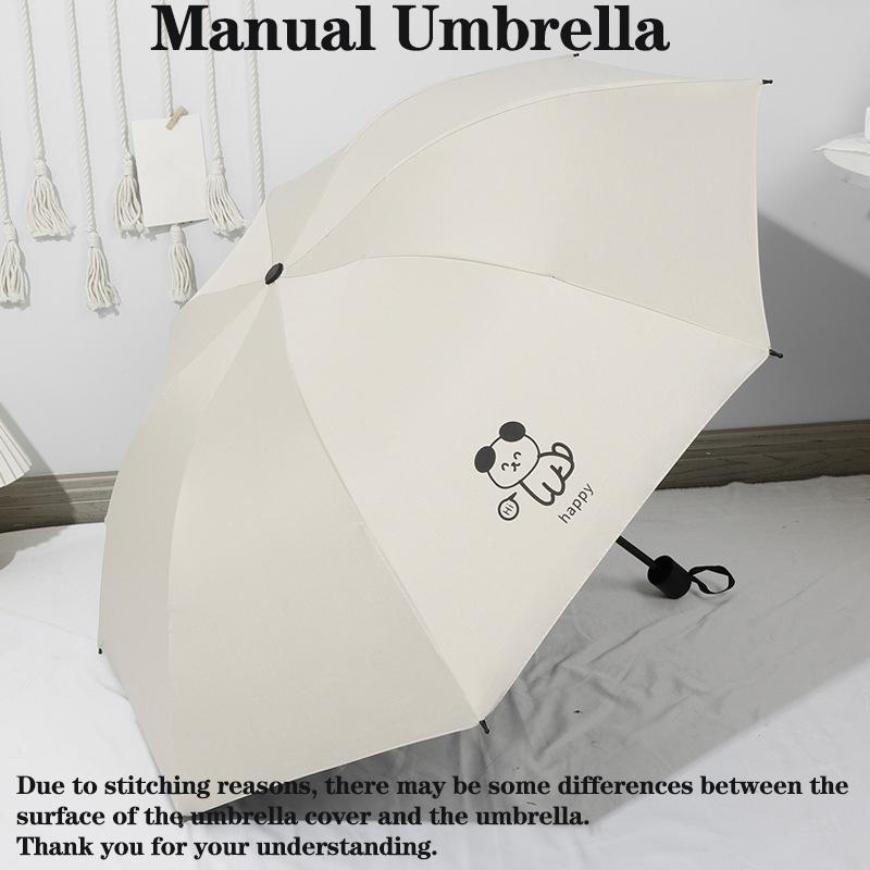 

зонт Милый щенок зонт от солнца Дорожный Портативный Складной Зонт Защита от ветра и солнца Женский УФ-зонт Взрослые студенты-мужчины