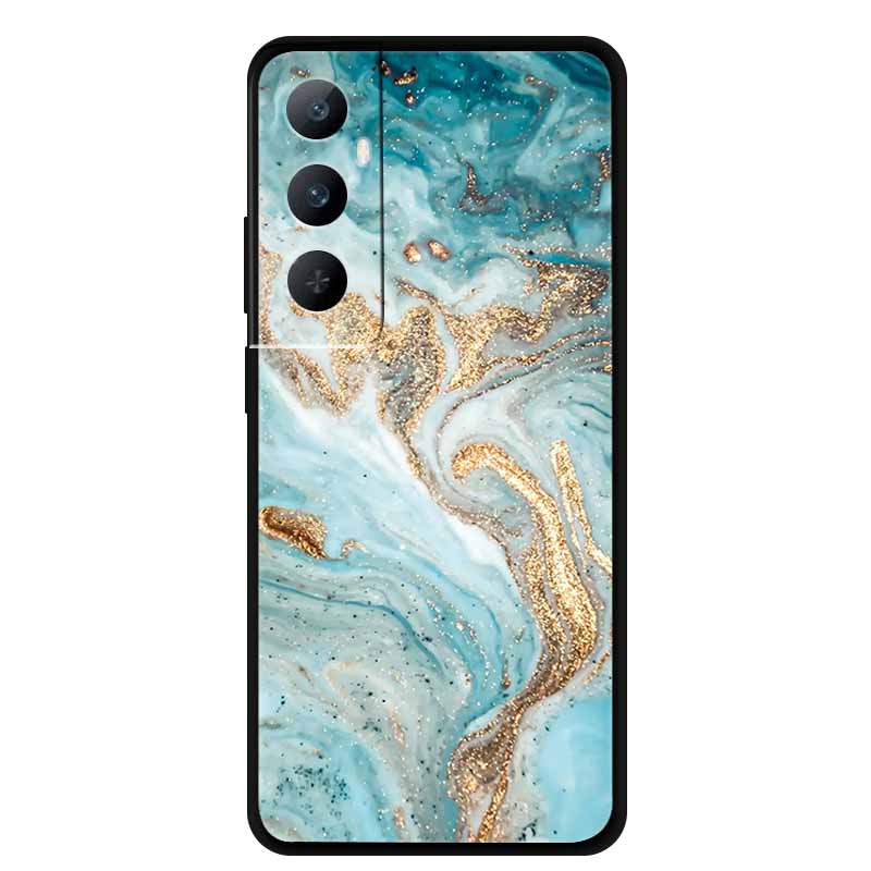 For Realme C65 4G Global C 65 Phone Case Marble Patterns Back Cover TPU Soft Silicone Protector Shield Funda for RealmeC65 Capa