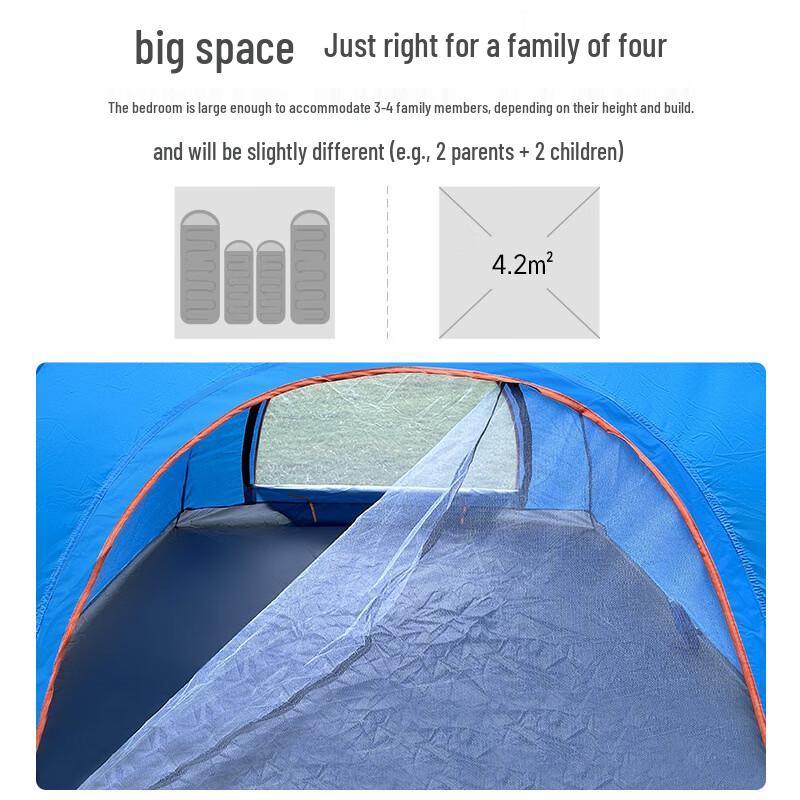 ZISIZ Automatic Pop-Up Camping Tent