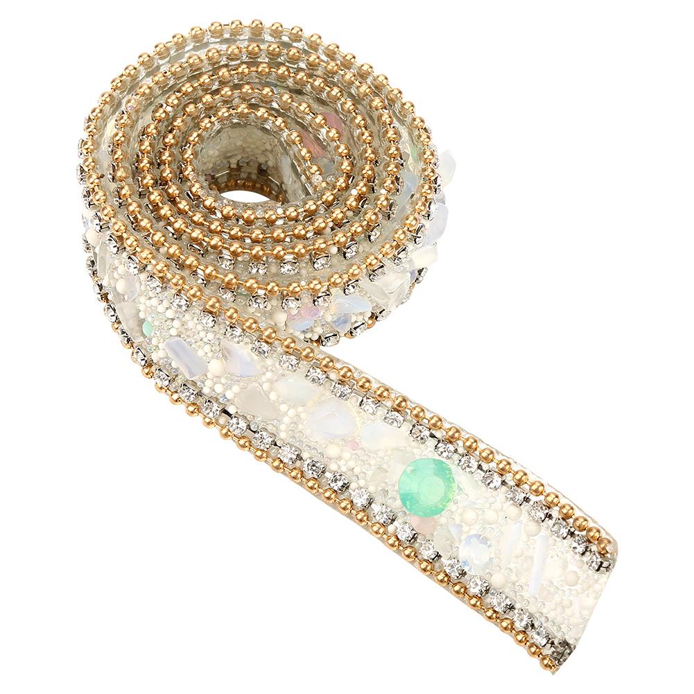 100 * 2 см Rhinestone Ribbon Sparkle Small Diamond Wrap Roll Украшение (# 01)