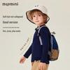 MQDMINI Kids' Bear & Dinosaur Print Long Sleeve T-Shirt