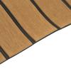 EVA Teak Decking Sheet Surfboard Boat Yacht Flooring Mat Carpet Pad (Brown & Black Strips)