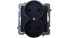 Sonata Double Socket B/U Black Metallic Gp-2Rr/M/33