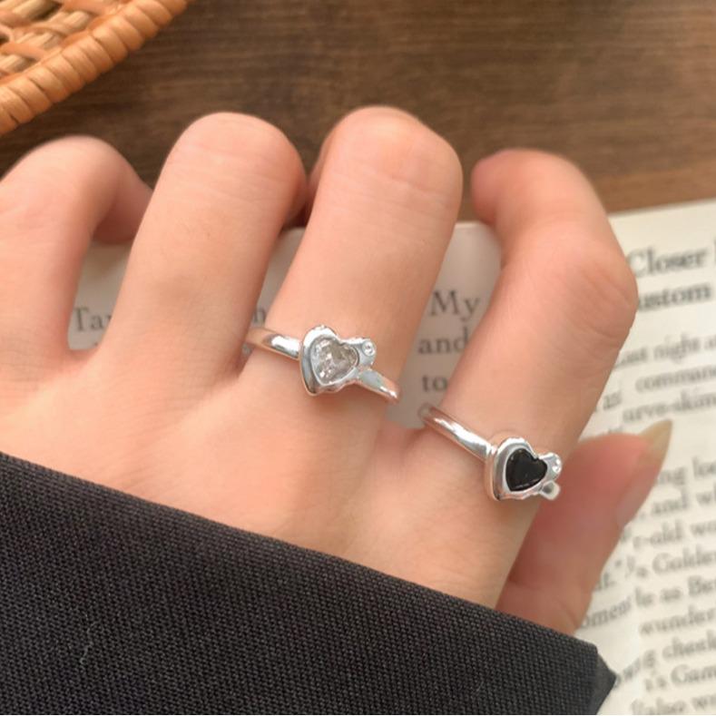 Lan Zhi 925 Sterling Silver Open Ring: Tarnish-Free, Minimalist, Trendy Jewelry for Women.