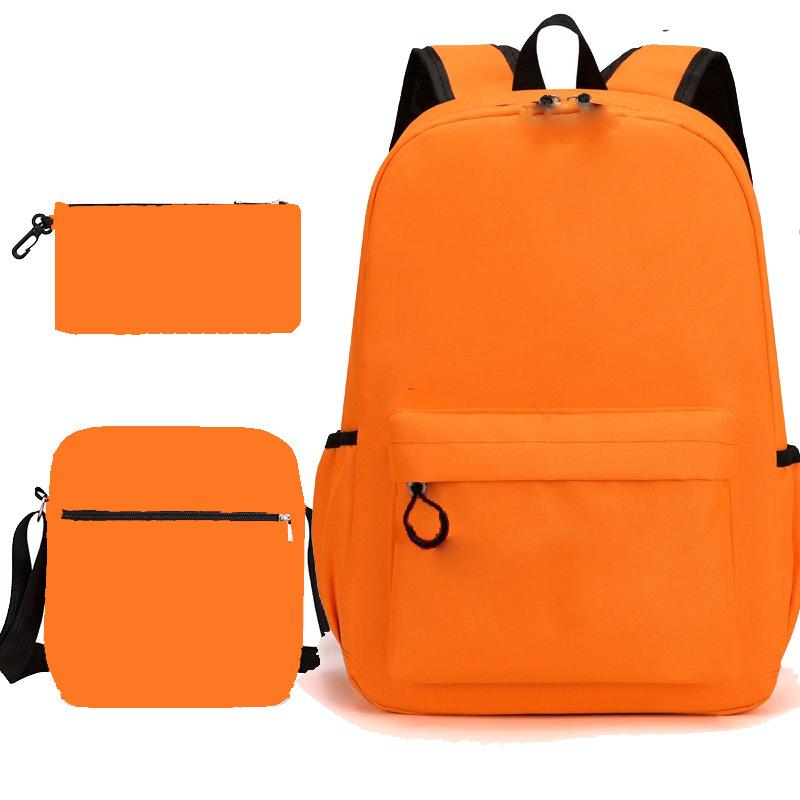Schulrucksack mit großer Kapazität und Schultergurt; Schüler Drei-teiliges Federmäppchen-Set