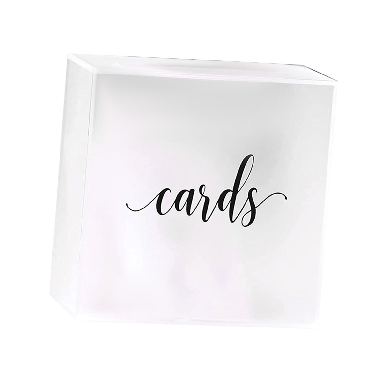 Gift Card Box Acrylic wedding for Party Supplies Party Graduation
